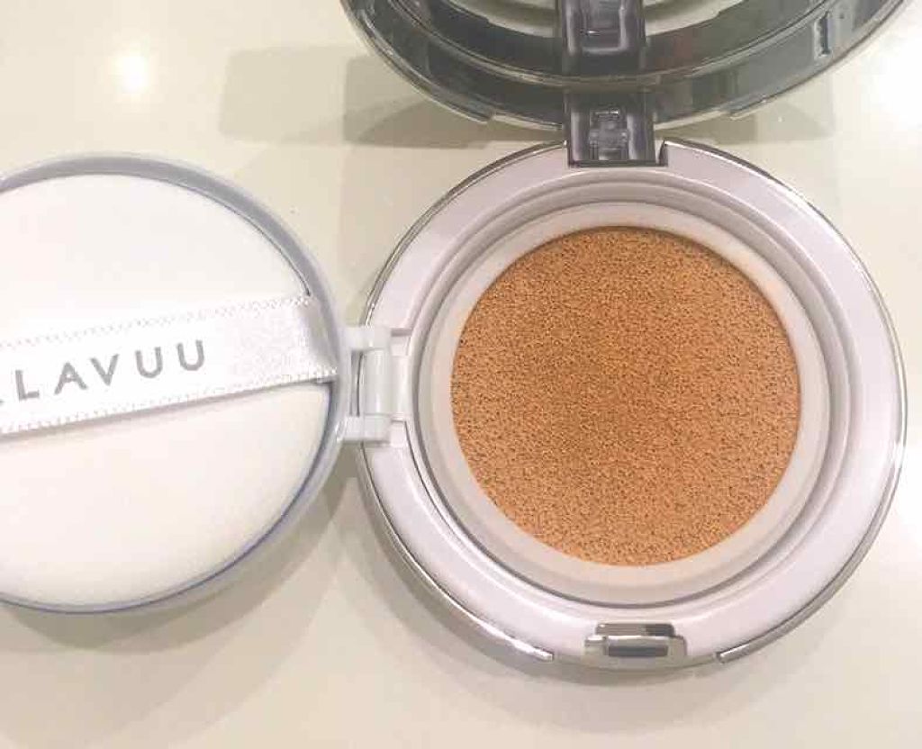 ブルーパールマリンコラーゲンアクアクッション/KLAVUU/クッションファンデーションを使ったクチコミ（2枚目）