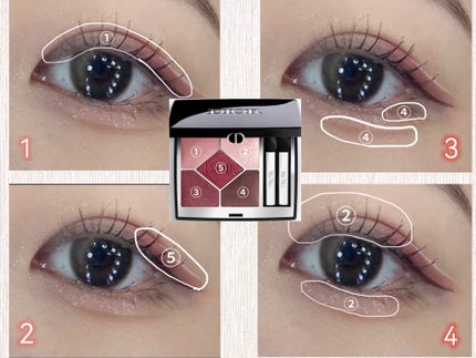 ディオールショウ サンク クルール/Dior/アイシャドウを使ったクチコミ(2枚目)