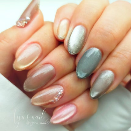 LETRO MAG/SHINYGEL/ジェルネイルを使ったクチコミ(6枚目)