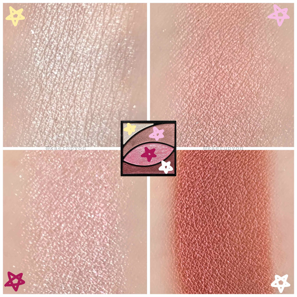 UR GLAM　VELVET EYE COLOR PALETTE バーガンディ/U R GLAM/アイシャドウパレットを使ったクチコミ（2枚目）