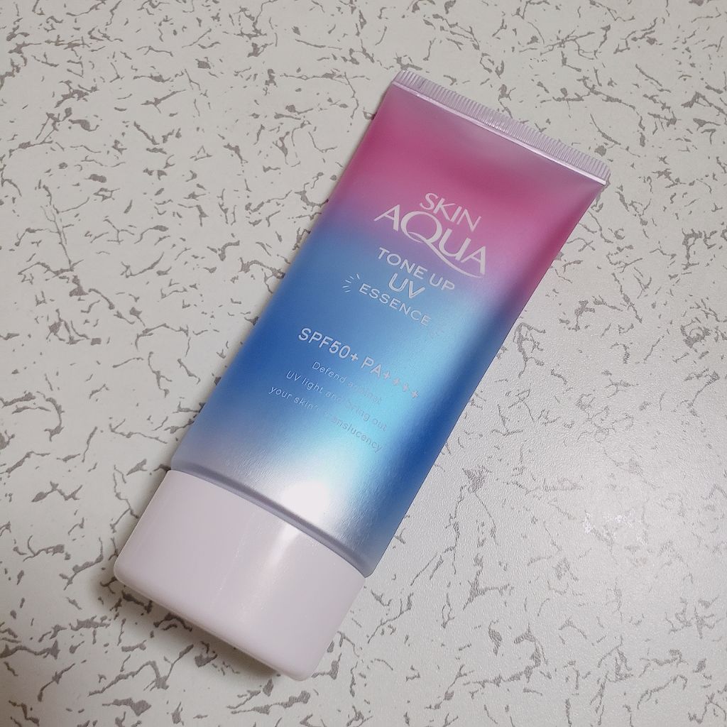 スキンアクア トーンアップUVエッセンス/スキンアクア/日焼け止めクリームを使ったクチコミ(2枚目)