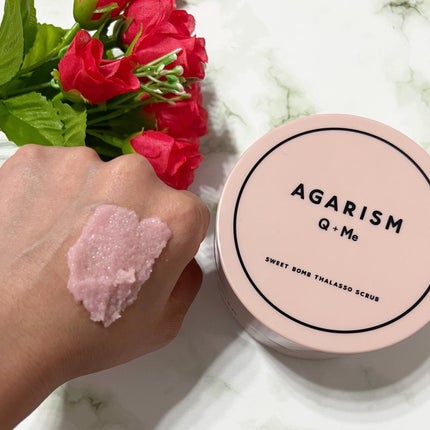 Q+Me スウィート ボム タラソ スクラブ/AGARISM/バスト・ヒップケアを使ったクチコミ(3枚目)