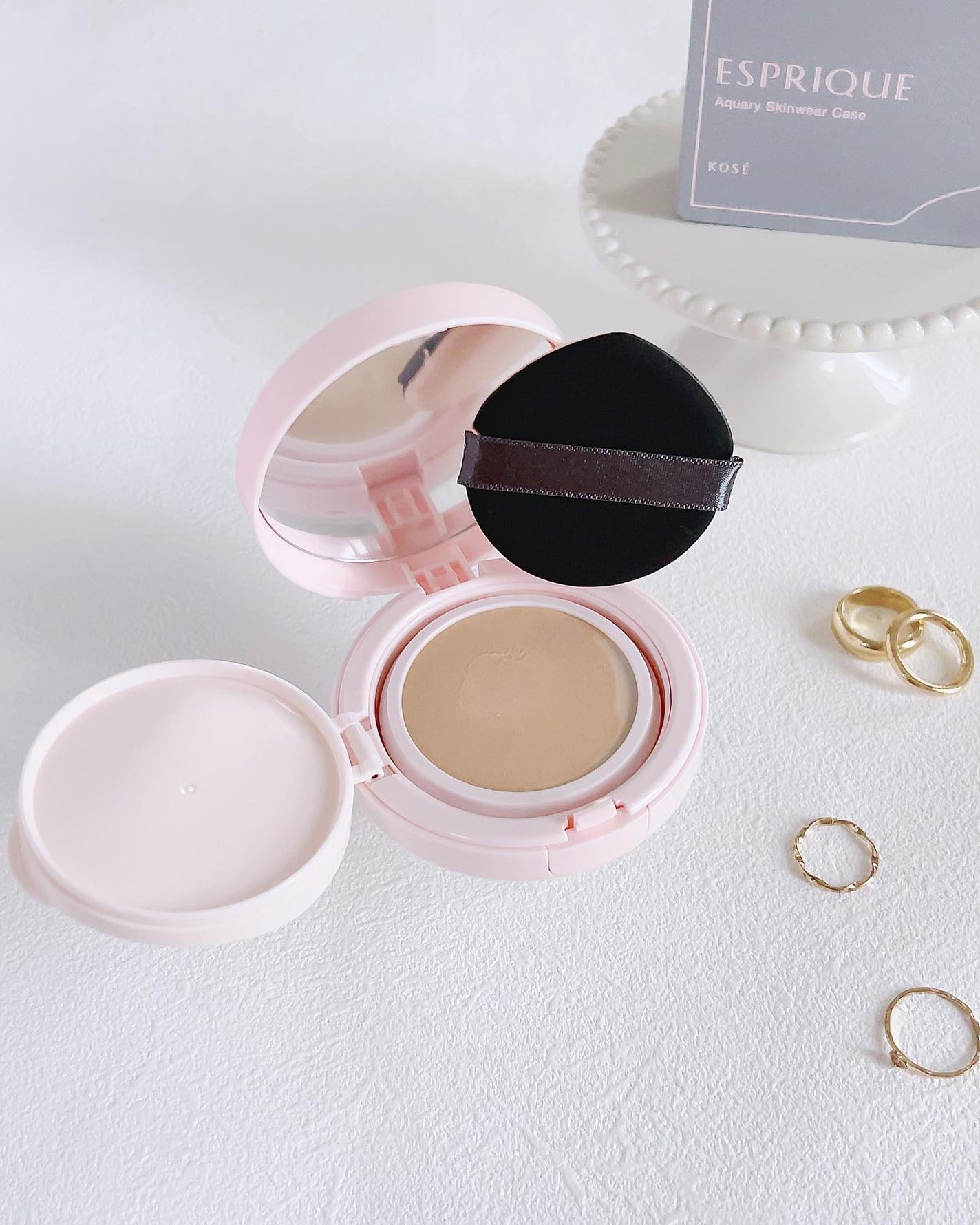 アクアリー スキンウェア カバー/ESPRIQUE/クッションファンデーションを使ったクチコミ(1枚目)