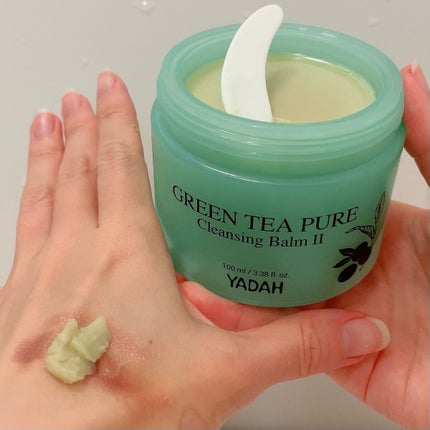 グリーンティーピュアクレンジングバームⅡ/YADAH/クレンジングバームを使ったクチコミ(4枚目)