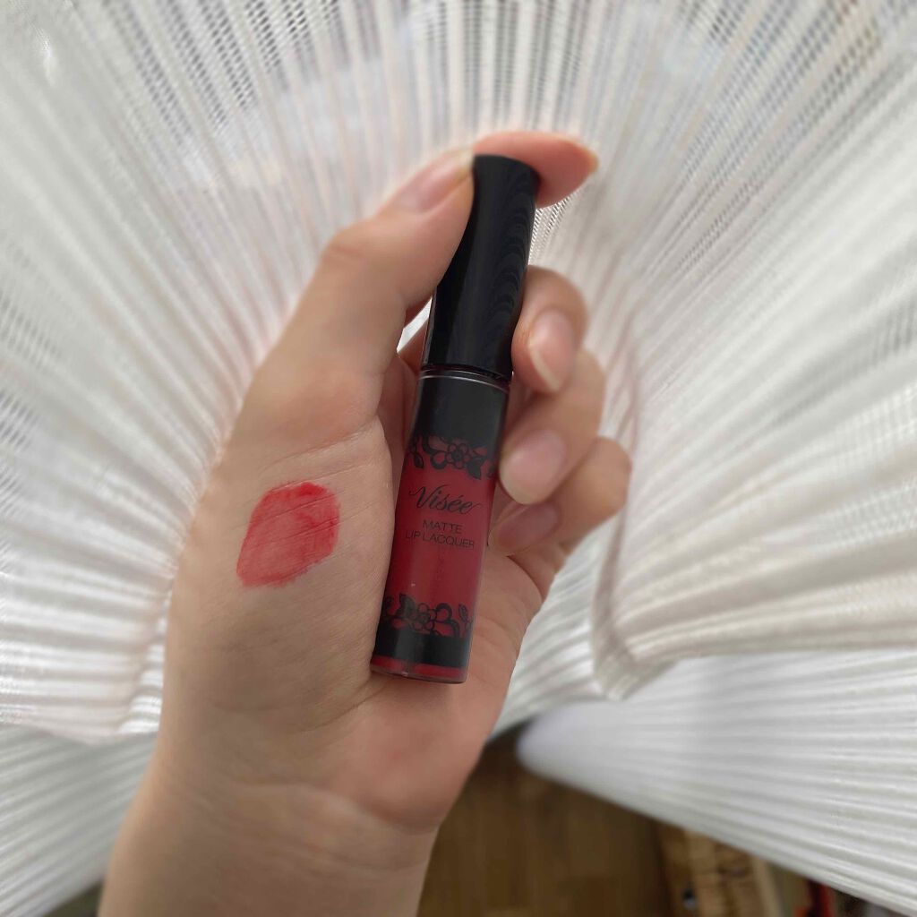 マットリップラッカー/Visée/口紅を使ったクチコミ(1枚目)