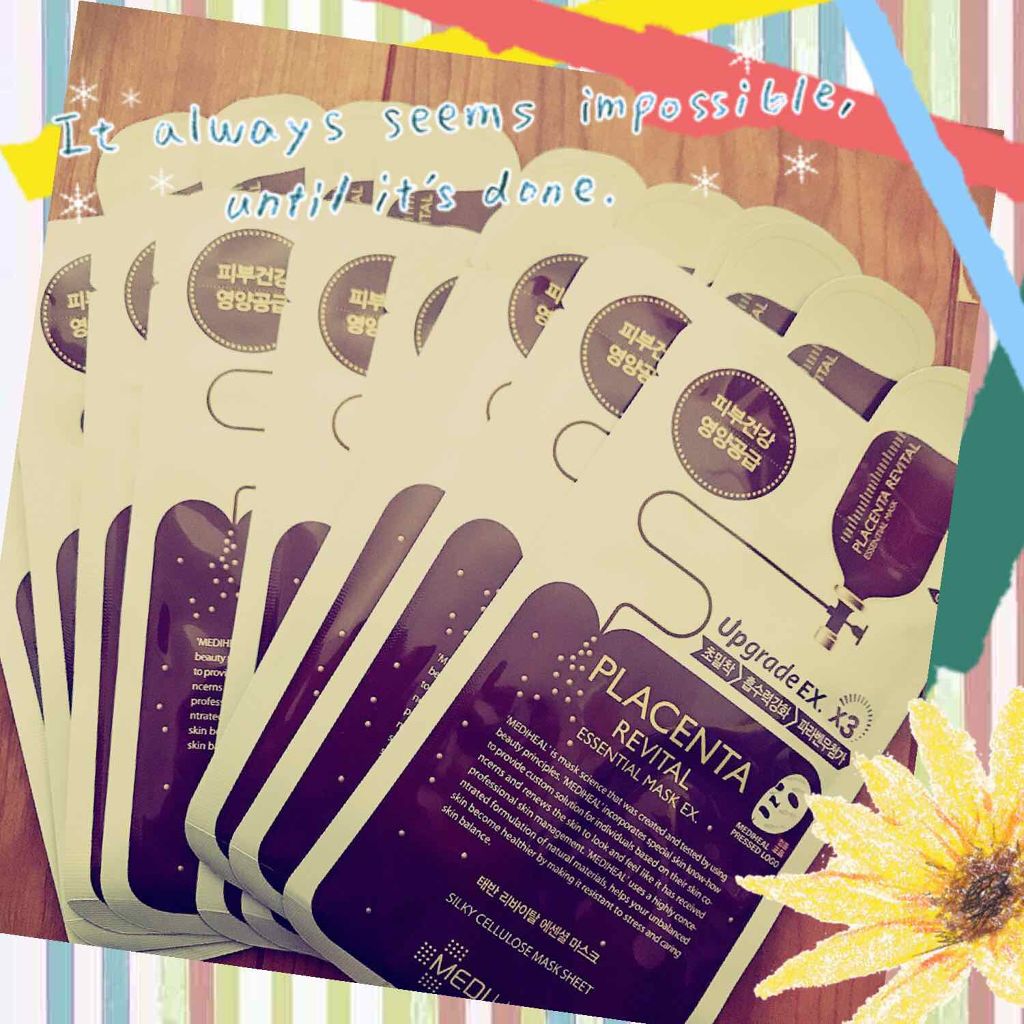 プラセンタ リバイタルエッセンシャルマスクEX/MEDIHEAL/シートマスク・パックを使ったクチコミ（1枚目）