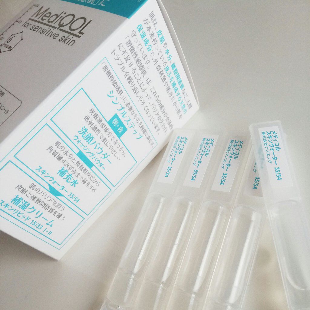 メディコル スキンウォーター 35/54/ナノエッグ/化粧水を使ったクチコミ(1枚目)