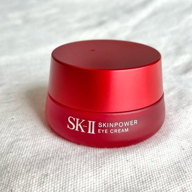 SK-II スキンパワー アイ クリームのクチコミ「‪‪𓂃 𓈒🫧‪‪ #スキンケア購入品

先日SK-IIの化粧水・クリームを頂いて使ってから
す.....」（1枚目）