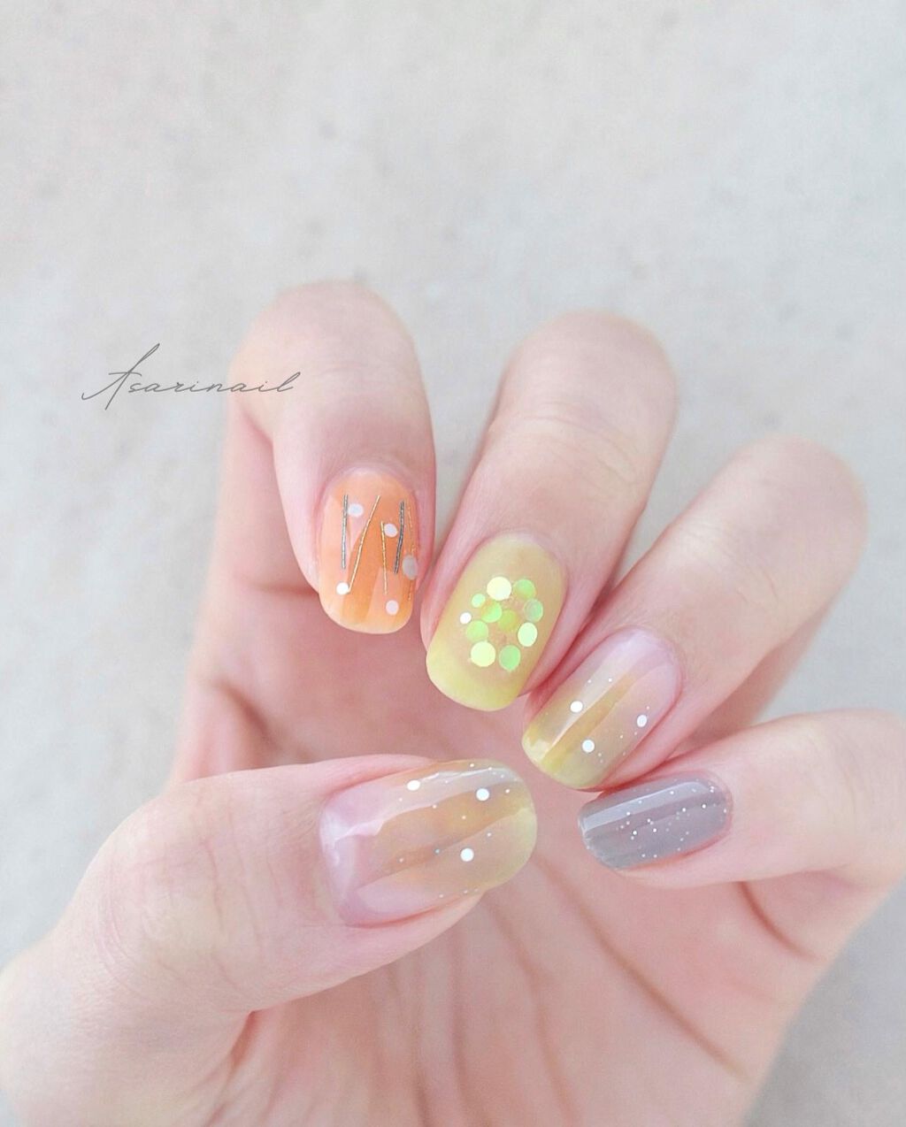 グロッシーコート/スキューズミー/オールインワンネイルを使ったクチコミ（2枚目）