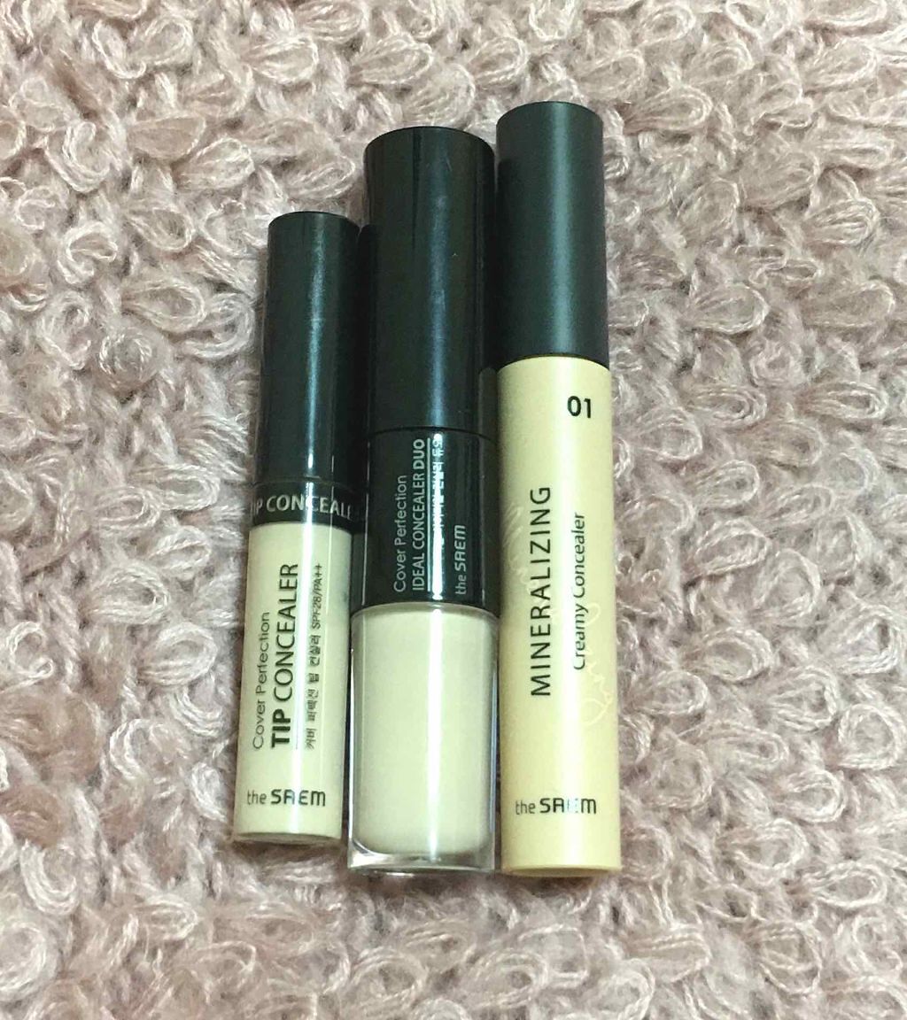 カバーパーフェクション チップコンシーラー/the SAEM/リキッドコンシーラーを使ったクチコミ（1枚目）