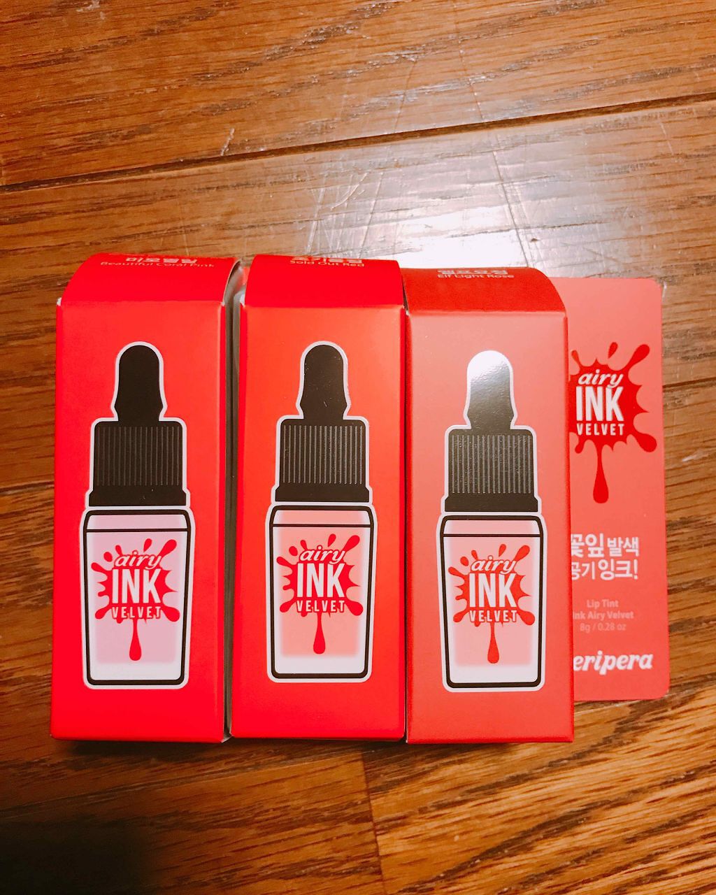インク エアリー ベルベット/PERIPERA/口紅を使ったクチコミ（2枚目）