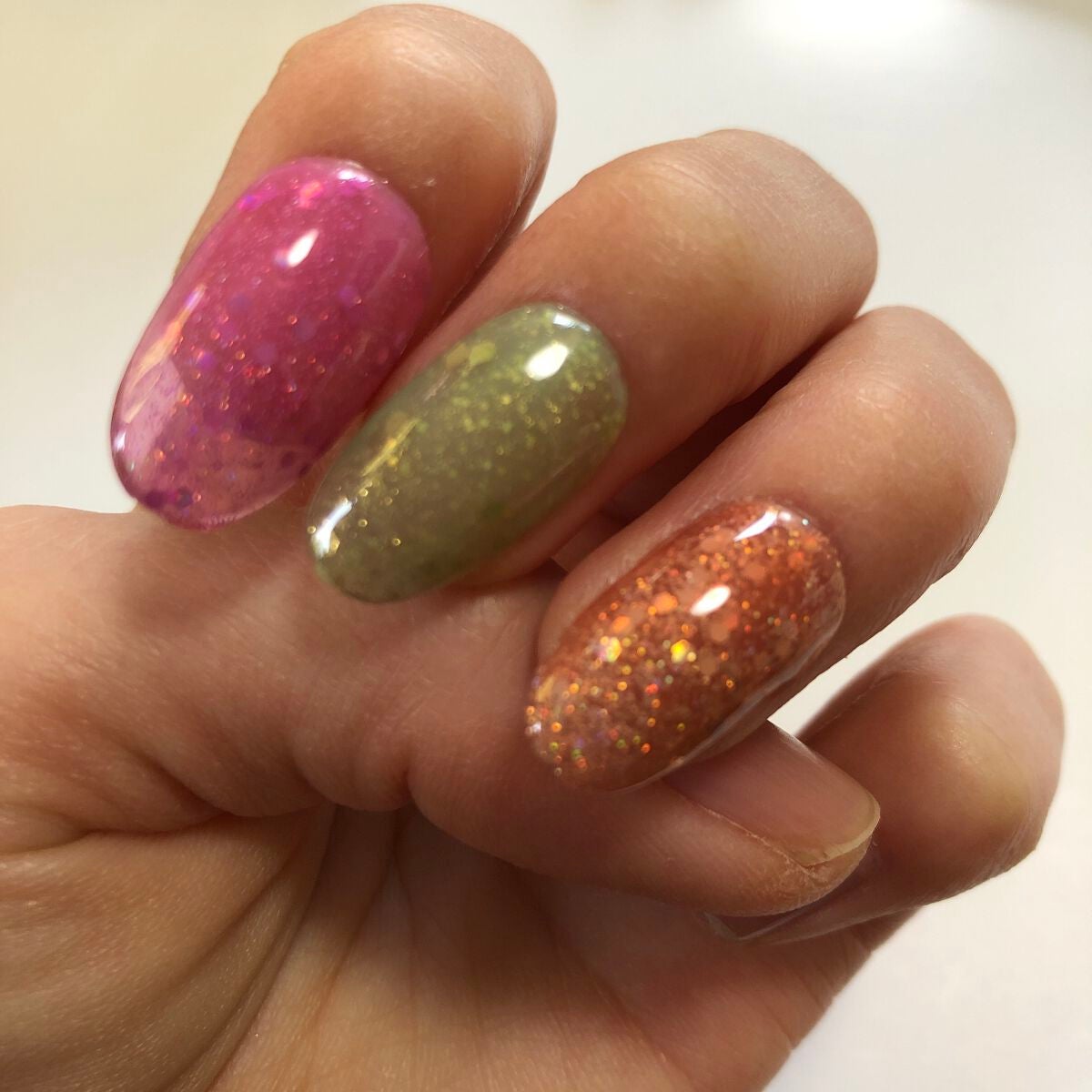 ジェルネイル(ライト対応)/セリア/ジェルネイルを使ったクチコミ(5枚目)