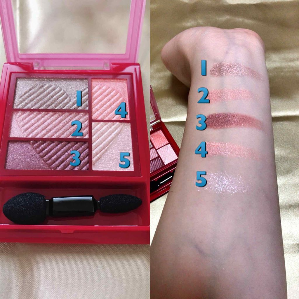 トリプルレシピアイズ/インテグレート/アイシャドウパレットを使ったクチコミ(2枚目)