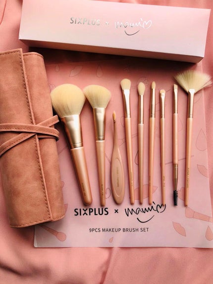 SIXPLUS×mamiseto メイクブラシ9本セット/SIXPLUS/メイクブラシを使ったクチコミ(1枚目)