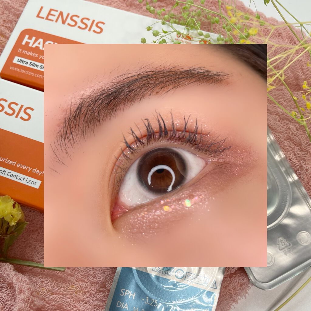 ハッシュシリーズ/LENSSIS/カラーコンタクトレンズを使ったクチコミ（1枚目）