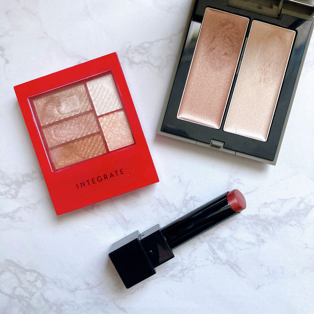 THREE シマリング グロー デュオ/THREE/クリームハイライトを使ったクチコミ（1枚目）