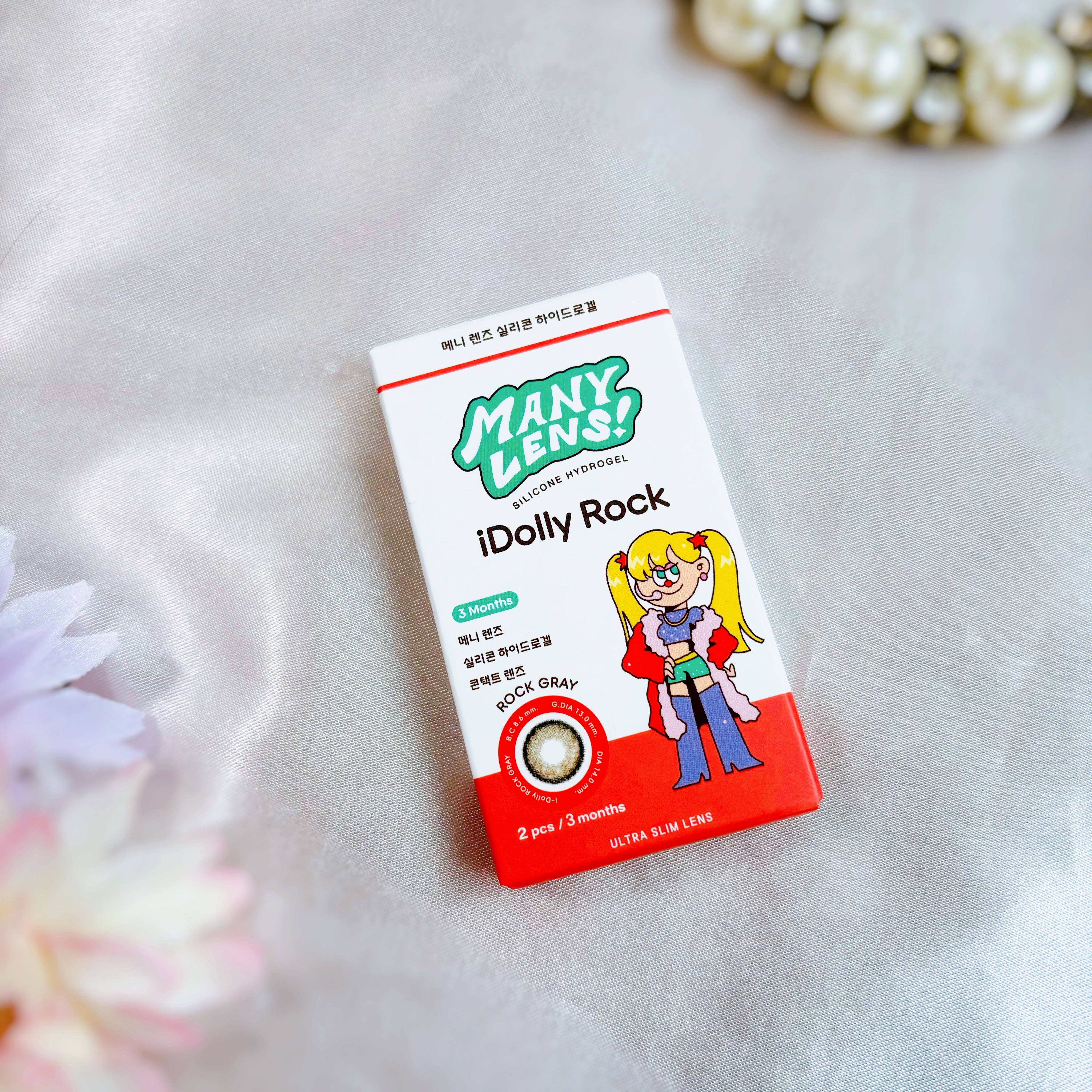 iDolly Rock/MANY LENS/１ヶ月（１MONTH）カラコンを使ったクチコミ（2枚目）