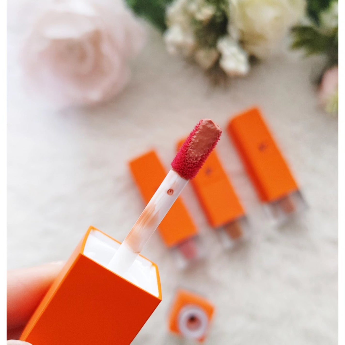 フルーティントブーケ/RICAFROSH/リップティントを使ったクチコミ(2枚目)