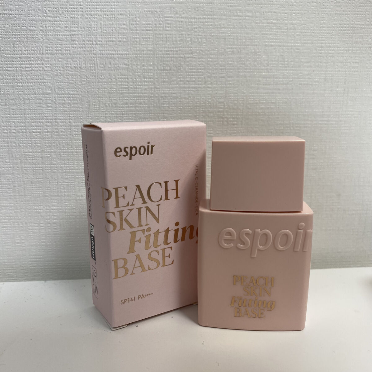 ピーチスキンフィッティングベース/espoir/化粧下地を使ったクチコミ（1枚目）