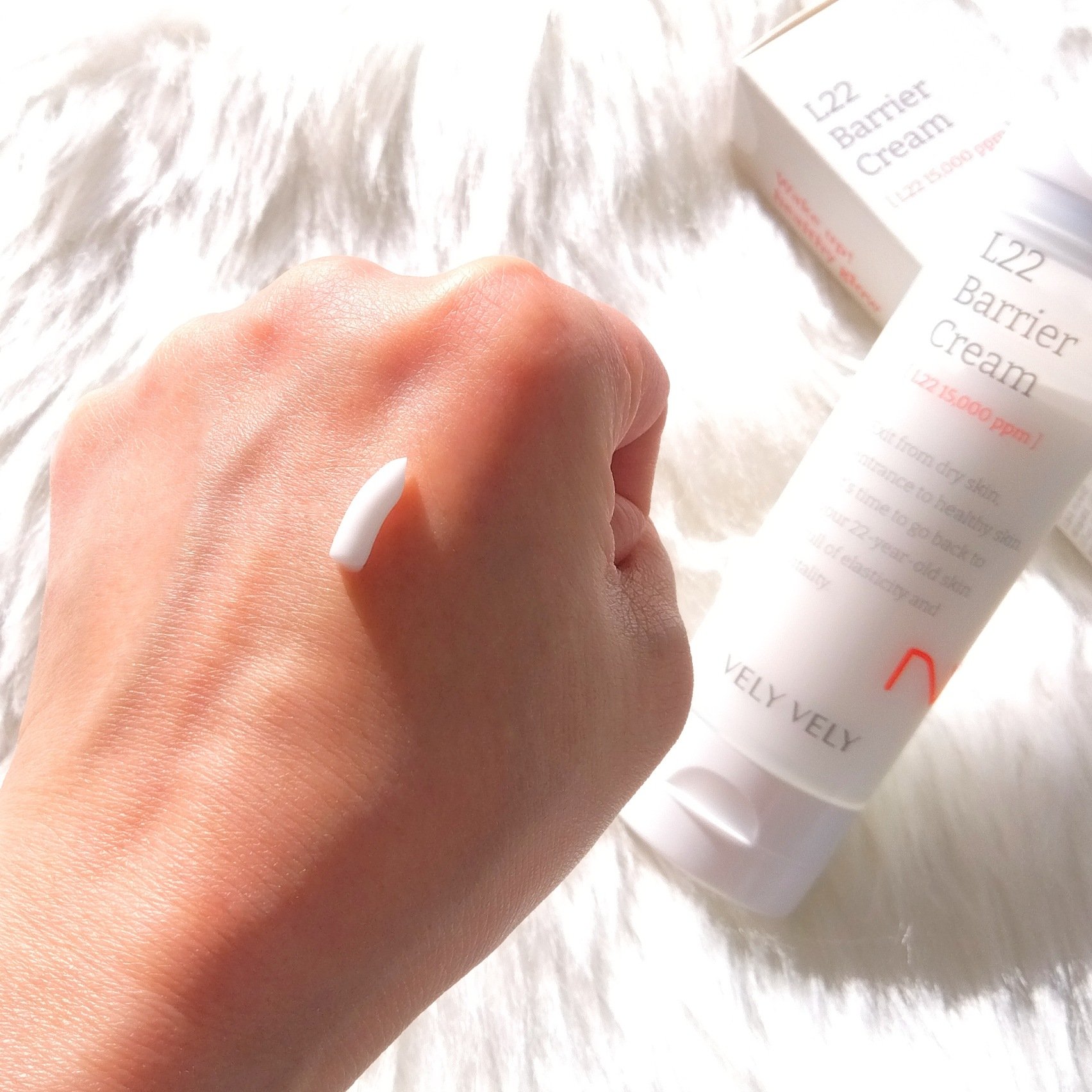 L22バリアクリーム/VELY VELY/フェイスクリームを使ったクチコミ（3枚目）