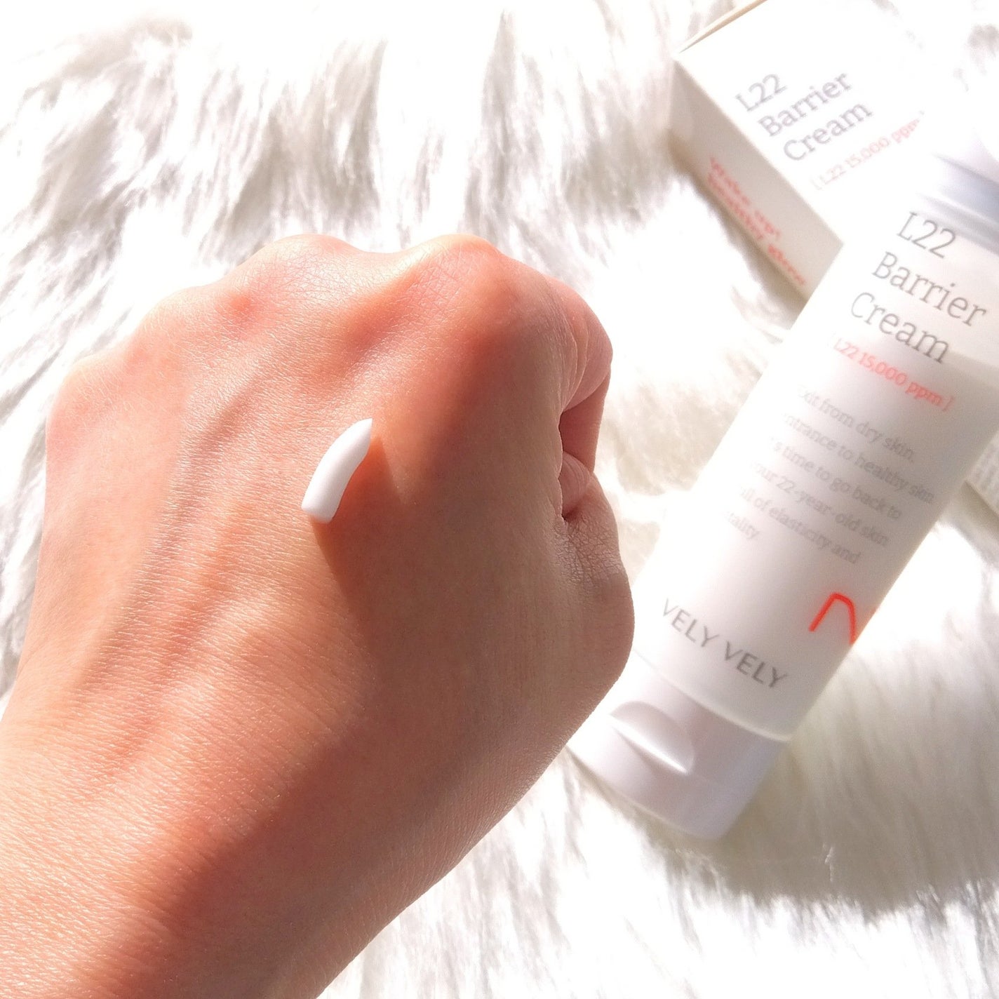 L22バリアクリーム/VELY VELY/フェイスクリームを使ったクチコミ(3枚目)