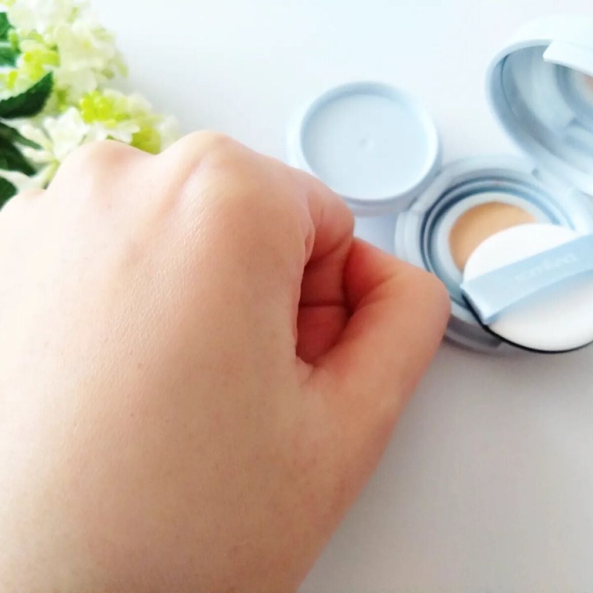 ベアウォータークッション/rom&nd/クッションファンデーションを使ったクチコミ(3枚目)