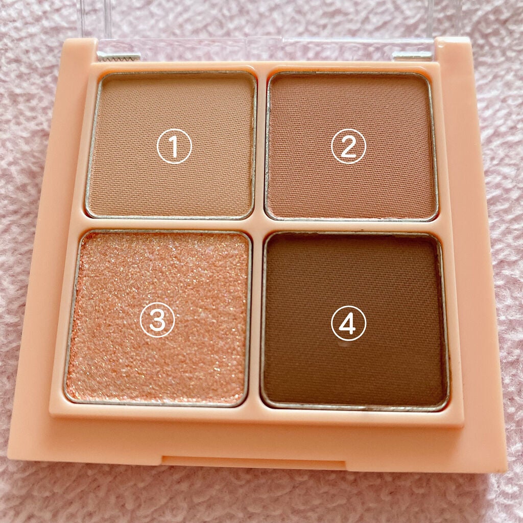 ベターザンアイズ/rom&nd/アイシャドウパレットを使ったクチコミ(4枚目)