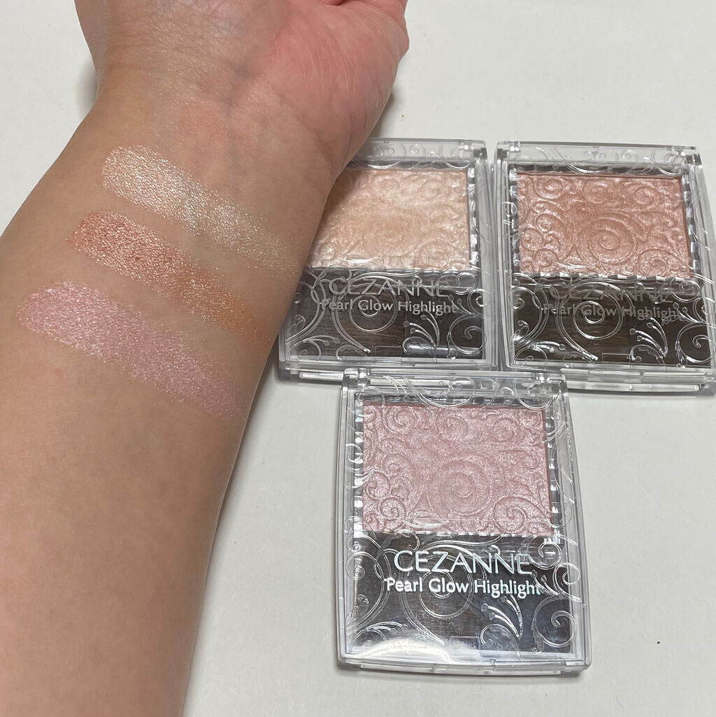 パールグロウハイライト/CEZANNE/パウダーハイライトを使ったクチコミ（2枚目）