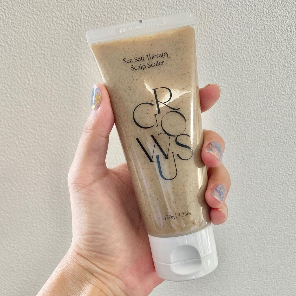 シーソルトセラピースカルプスケーラー/GROWUS/ヘッドスクラブを使ったクチコミ（2枚目）