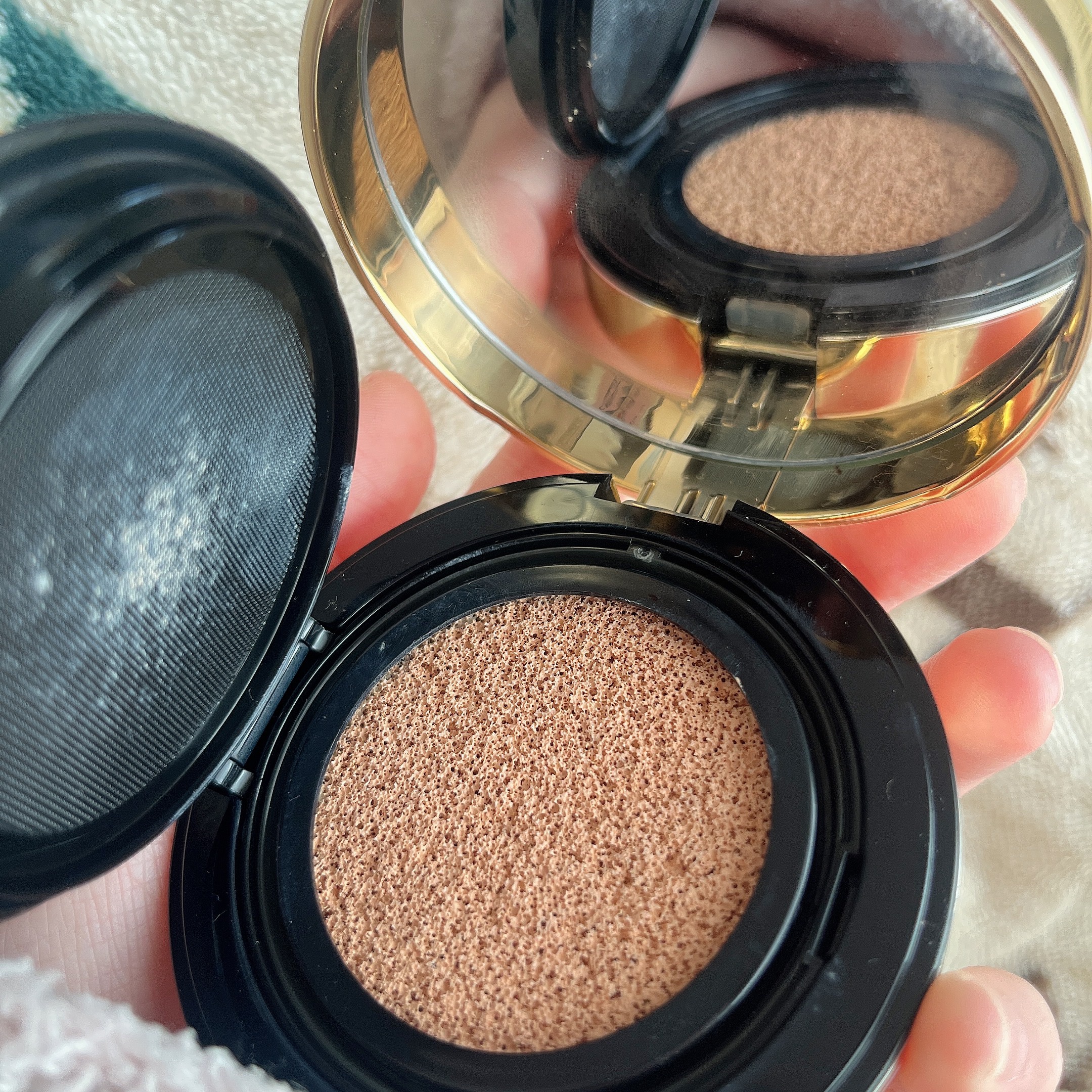 アンクル ド ポー ルクッション 20/YVES SAINT LAURENT BEAUTE/クッションファンデーションを使ったクチコミ（2枚目）