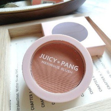 

💛Apieu JUICY-PANG MERINGUE BLUSH  BE01
　ジューシーパン　メレンゲ　ブラッシュ


アピュのブラッシュチーク。こちらは以前口コミしたアピュのパステルブラッシャー