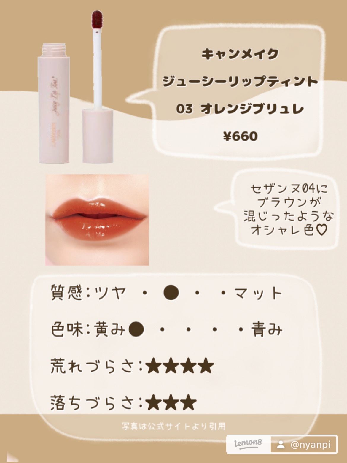 きらグロッシーティント/CipiCipi/リップティントを使ったクチコミ（3枚目）