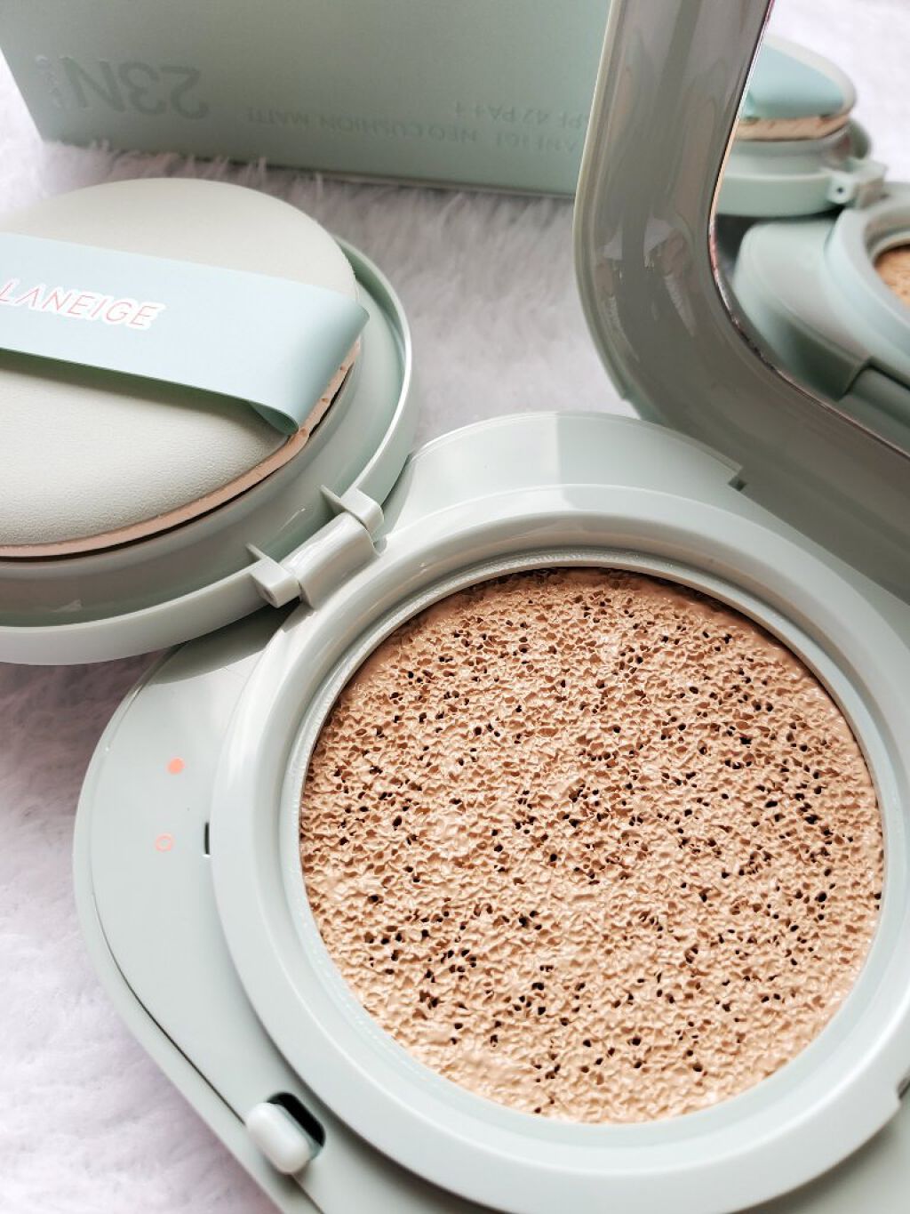 ネオクッション マット 23N/LANEIGE/クッションファンデーションを使ったクチコミ（2枚目）