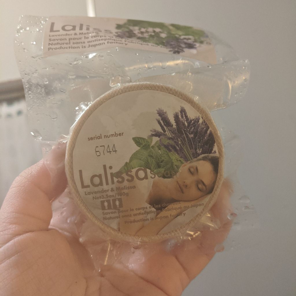 Lalissa soap/CALMSTATS/洗顔石鹸を使ったクチコミ(1枚目)