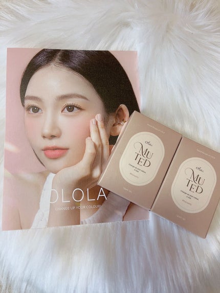 ミューテッド 02 チョコ/OLOLA/カラーコンタクトレンズの画像