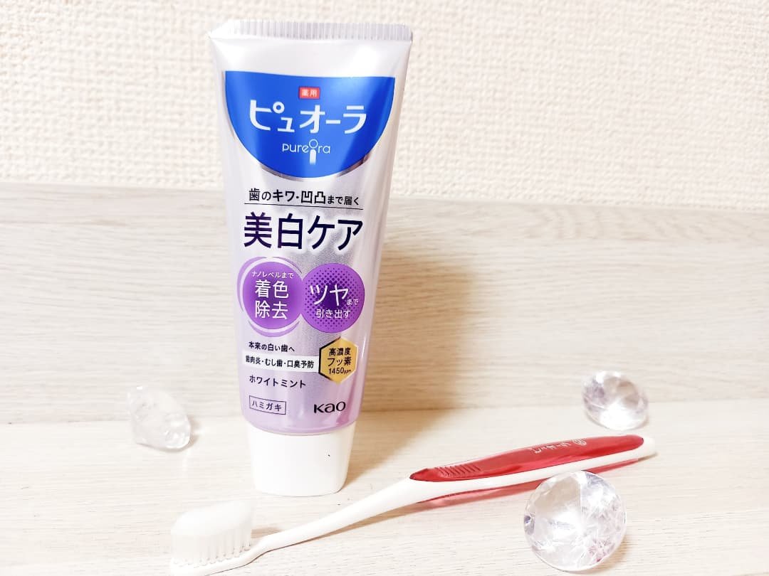 薬用ピュオーラ 美白ケア ハミガキ/ピュオーラ/歯磨き粉を使ったクチコミ（1枚目）