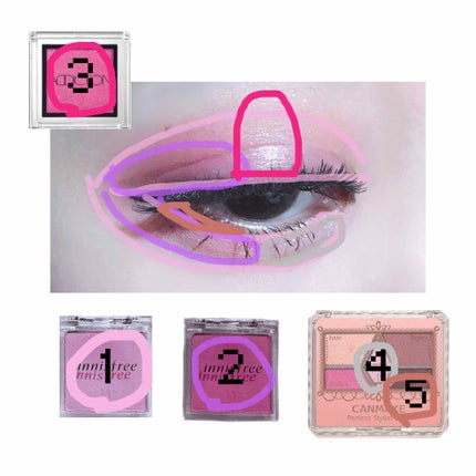 マイアイシャドウ グリッター/innisfree/単色アイシャドウを使ったクチコミ(2枚目)