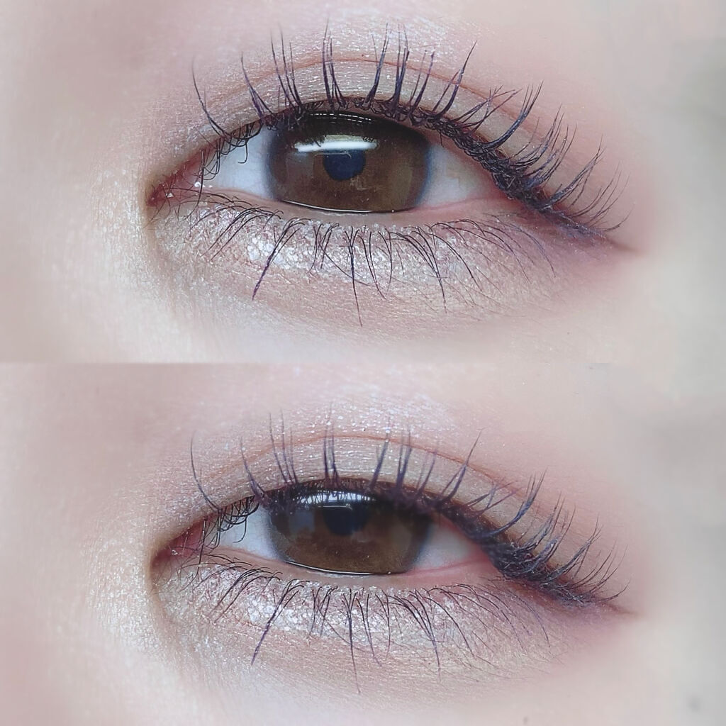 ラスティング カールマスカラ  52 アッシュヴァイオレット/KiSS/マスカラを使ったクチコミ（3枚目）