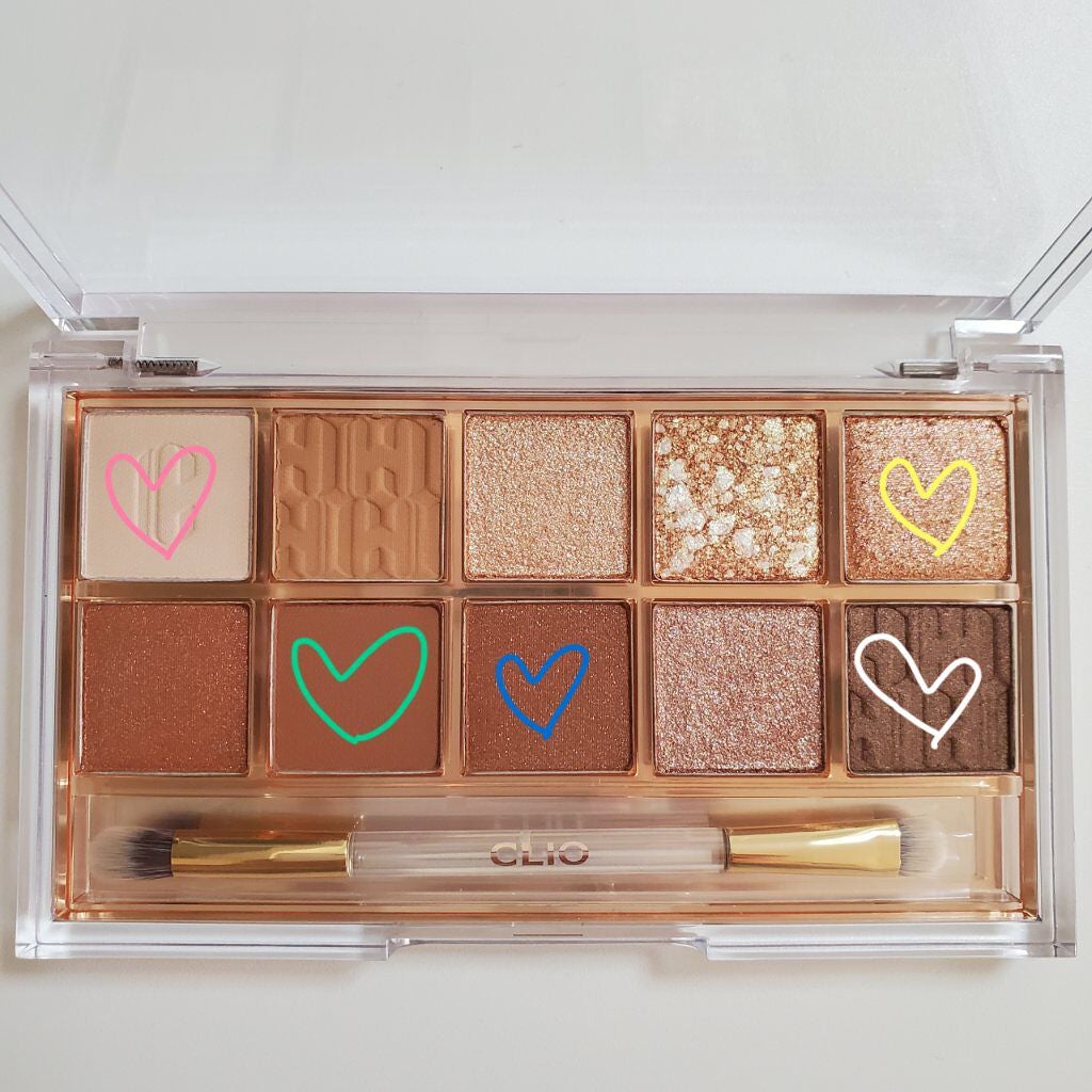 プロ アイ パレット/CLIO/アイシャドウパレットを使ったクチコミ(2枚目)