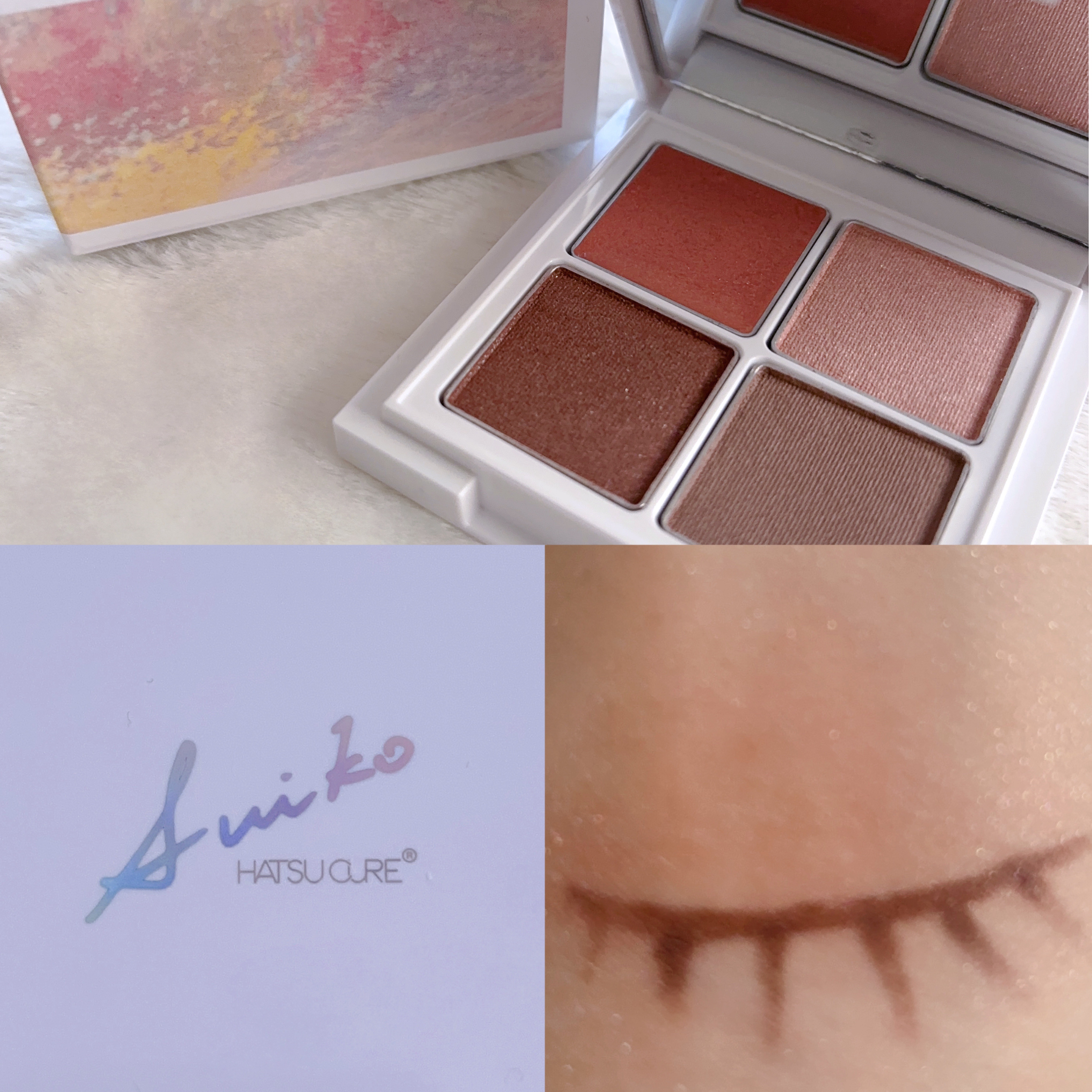 ミネラルマルチアイパレット 03 ミラージュピンク/SUIKO HATSUCURE/マルチパレットを使ったクチコミ（3枚目）