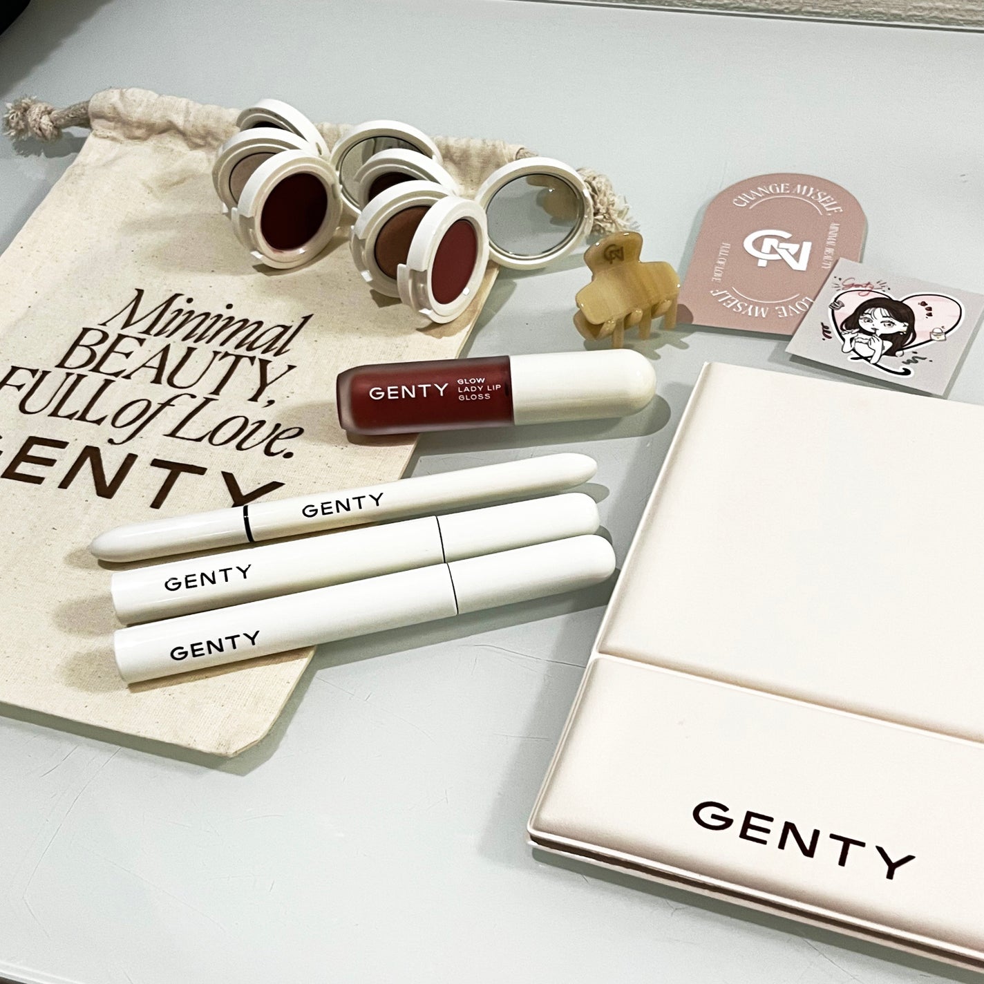 ジェンティー マルチ ラブ パレット /GENTY/ジェル・クリームアイシャドウを使ったクチコミ(4枚目)