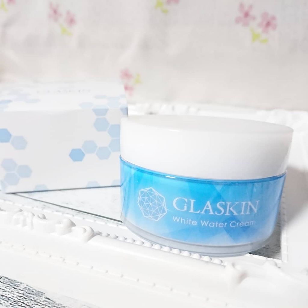 GLASKIN ホワイトウォータークリーム/さくらの森/オールインワン化粧品を使ったクチコミ(1枚目)