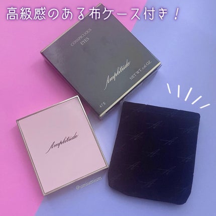 コンスピキュアス アイズ/Amplitude/アイシャドウパレットを使ったクチコミ(4枚目)