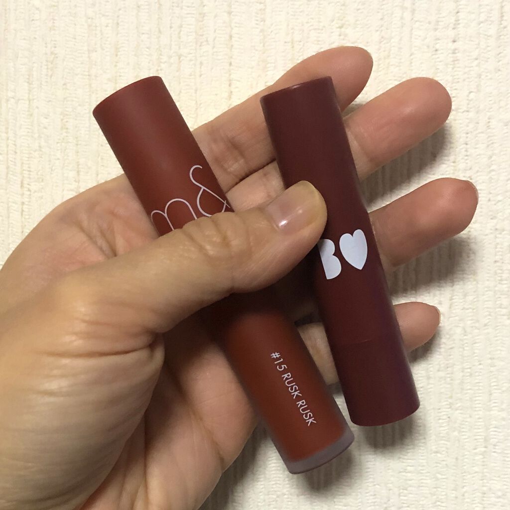 ゼロベルベットティント/rom&nd/リップティントを使ったクチコミ（1枚目）