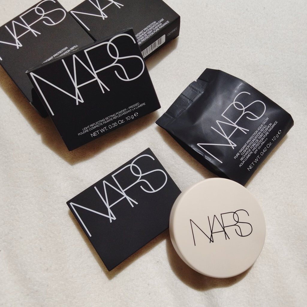 ピュアラディアントプロテクション アクアティックグロー クッションファンデーション SPF50+／PA+++/NARS/クッションファンデーションを使ったクチコミ（1枚目）