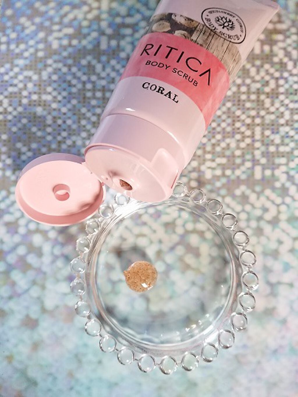 RITICA ボディフィットスクラブ コーラル/ロゼット/ボディスクラブを使ったクチコミ(3枚目)