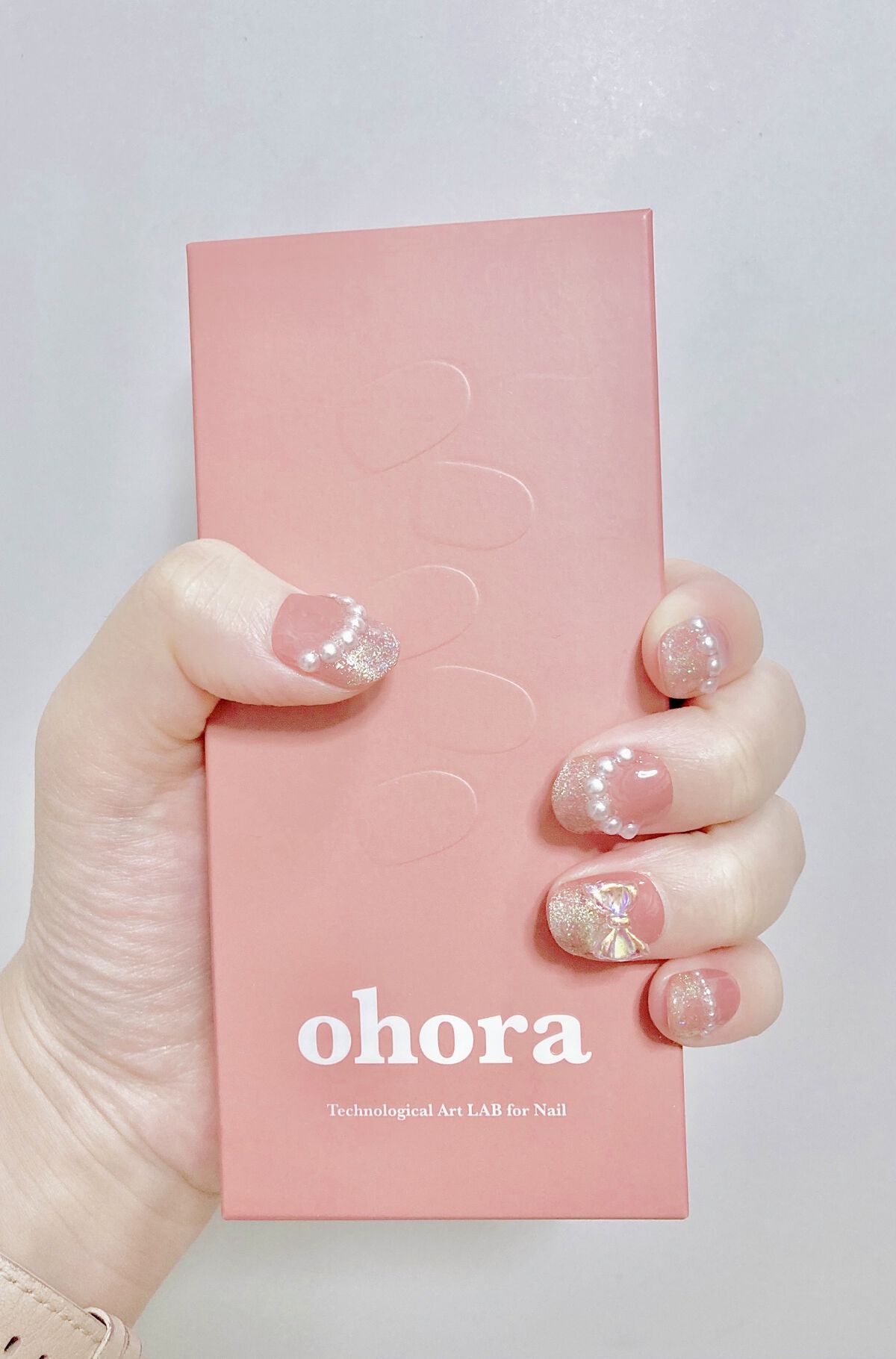 セミキュアジェルネイル（ハンド）/ohora/ネイルシールを使ったクチコミ（2枚目）