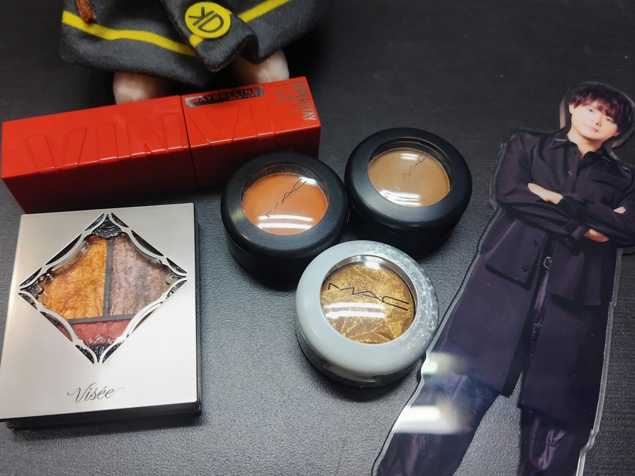 スパークラー アイシャドウ ゴールド クラッシュ/M・A・C/単色アイシャドウを使ったクチコミ（2枚目）