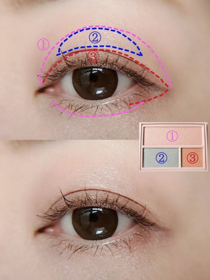 シングルカラー アイシャドウ/DHC/アイシャドウパレットを使ったクチコミ(4枚目)