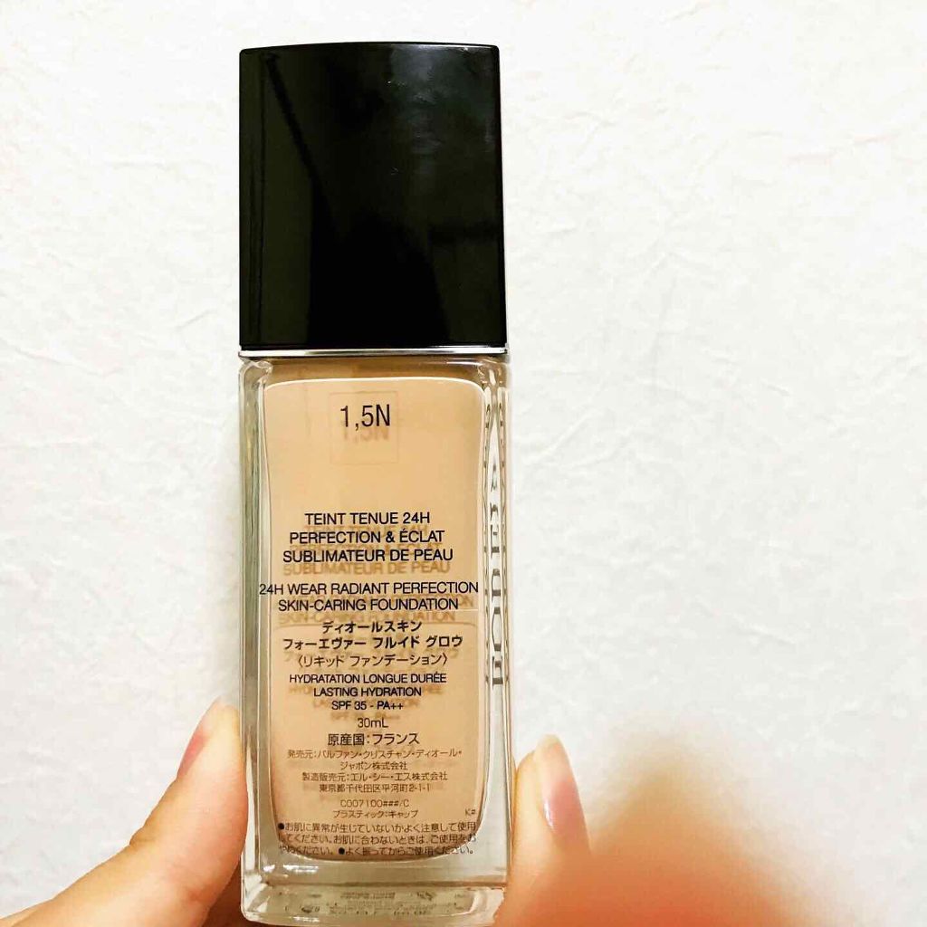 【旧】ディオールスキン フォーエヴァー フルイド グロウ/Dior/リキッドファンデーションを使ったクチコミ（2枚目）